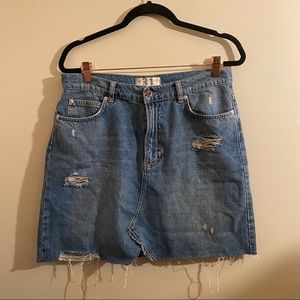 Free people Denim Skirt